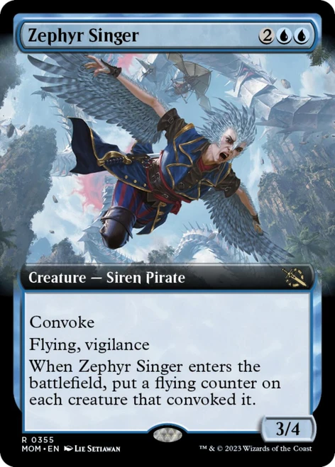 Zephyr Singer (Extended Art foil)