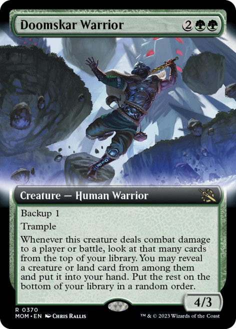 Doomskar Warrior (Extended Art foil)