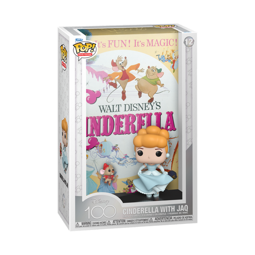 POP! Movie Posters #12 Disney 100 - Cinderella with Jaq