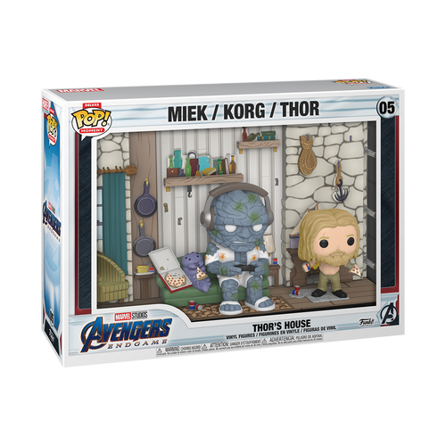 POP! Moment Deluxe #05 Avengers Endgame - Thor's House with Miek, Korg & Thor