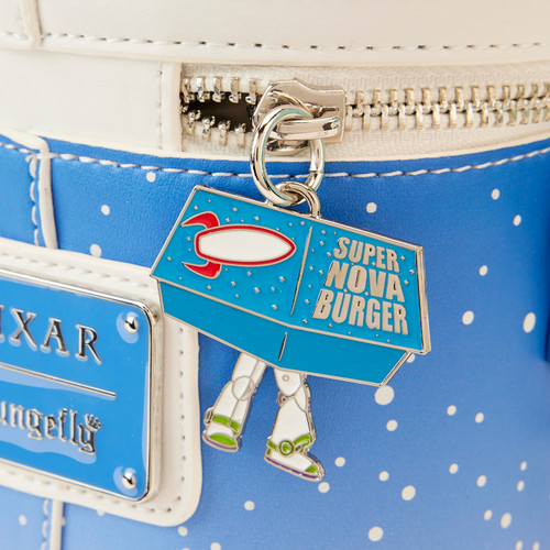Loungefly Disney Pixar Monsters, Inc. Doors Camera Crossbody Bag