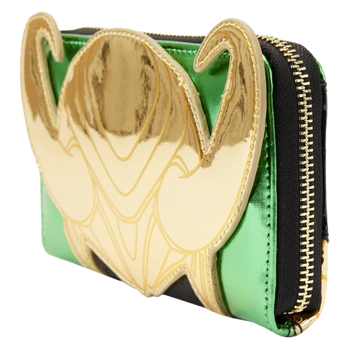 Marvel: Metallic Loki Zip Around Wallet