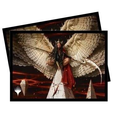 MTG March of the Machine Deck Protector Sleeves D featuring Kasla, the Broken Halo (100)