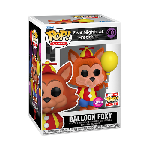 POP! & Tee: Five Nights at Freddy's: Balloon Circus - Balloon Foxy & T-Shirt set