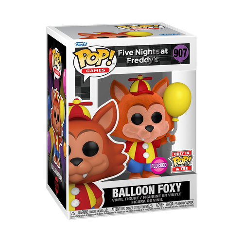 POP! & Tee: Five Nights at Freddy's: Balloon Circus - Balloon Foxy & T-Shirt set