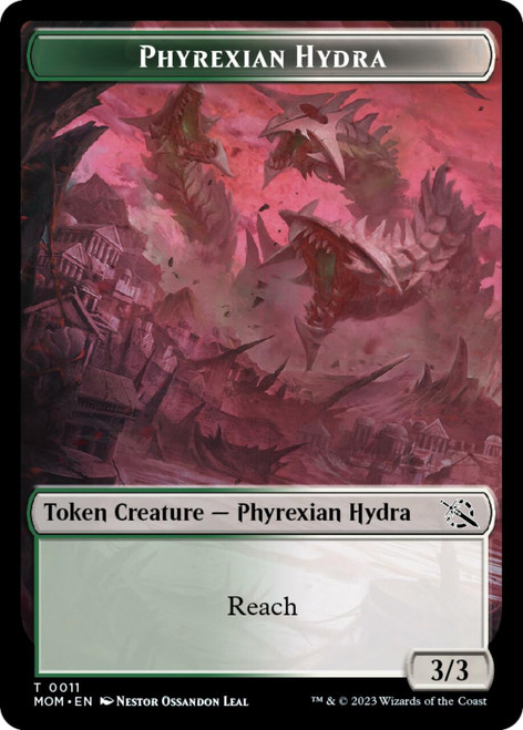 March of the Machine - Phyrexian Hydra Token (Reach) | March of the Machine