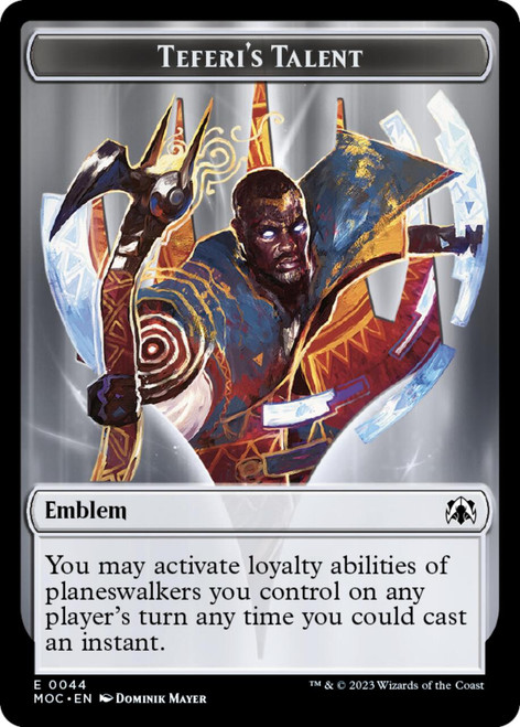 March of the Machine - Teferi's Talent Emblem