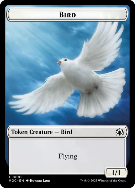 March of the Machine Commander Bird Token // Kobolds of Kher Keep Token