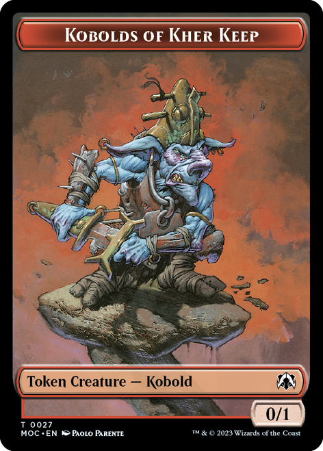March of the Machine Commander Bird Token // Kobolds of Kher Keep Token