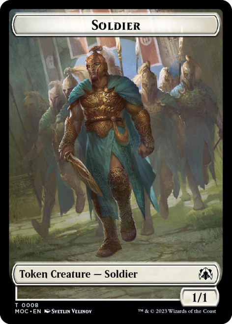March of the Machine Commander Soldier Token // Insect Token
