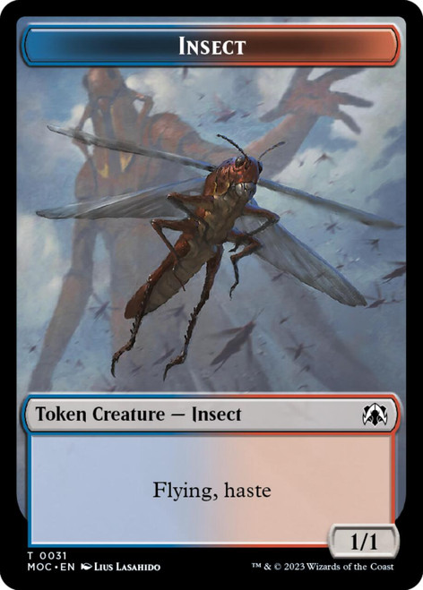 March of the Machine Commander Soldier Token // Insect Token