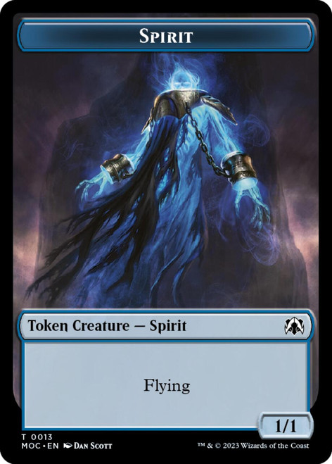 March of the Machine Commander Spirit Token // Spirit Token