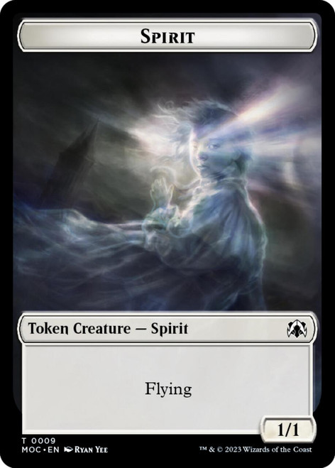 March of the Machine Commander Spirit Token // Spirit Token