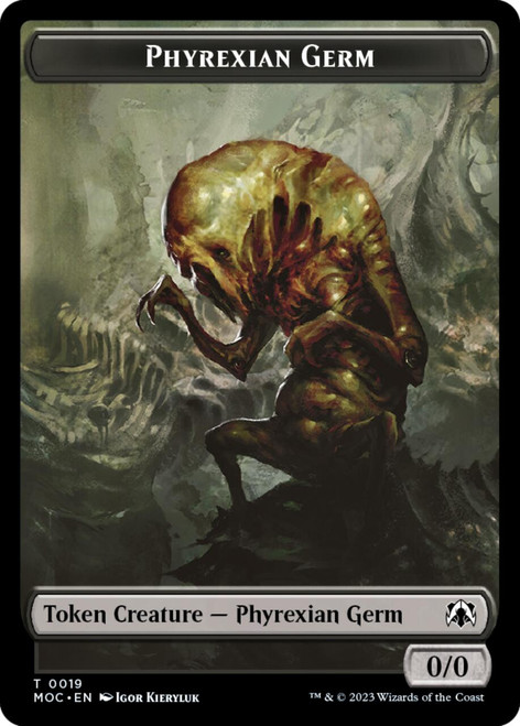 March of the Machine Commander Phyrexian Germ Token // Myr Token