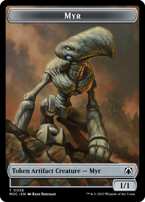 March of the Machine Commander Phyrexian Germ Token // Myr Token
