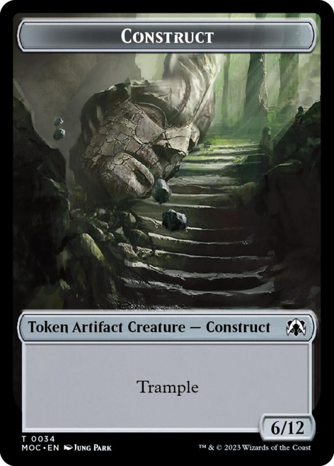 March of the Machine Commander Construct Token // Phyrexian Golem Token