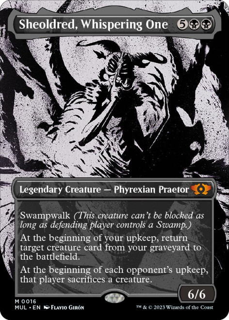 Sheoldred, Whispering One (Showcase Frame foil)