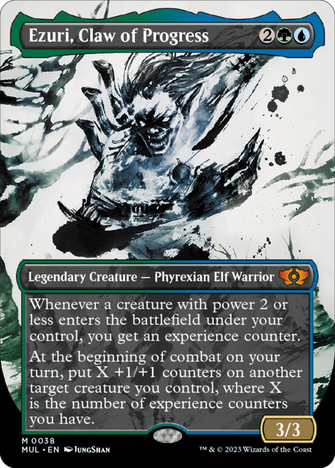 Ezuri, Claw of Progress (Showcase Frame foil)