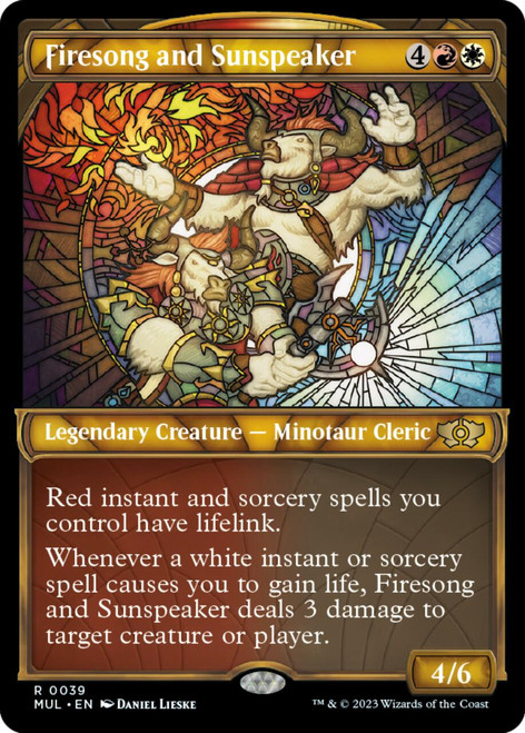 Firesong and Sunspeaker (Showcase Frame foil) | Multiverse Legends