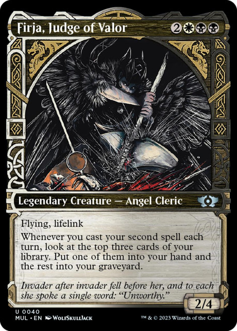Firja, Judge of Valor (Showcase Frame foil)