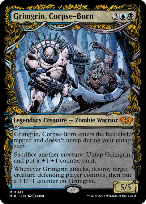 Grimgrin, Corpse-Born (Showcase Frame foil)