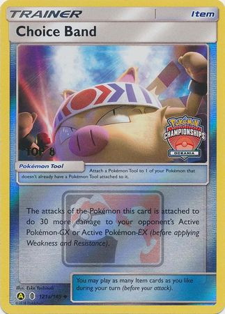 SM Guardians Rising 121a/145 Choice Band (League Promo - Oceania TOP 8)