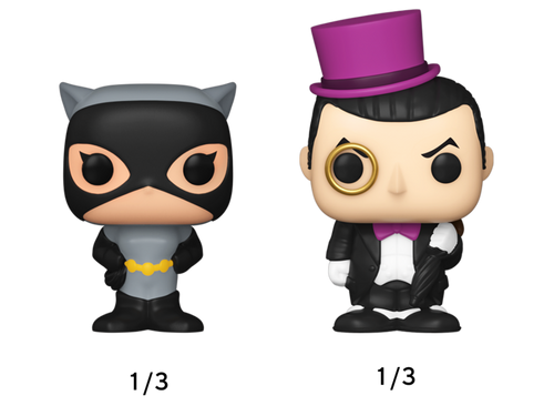 Bitty POP! DC Super Heroes: Batman, Robin & Scarecrow 4-Pack