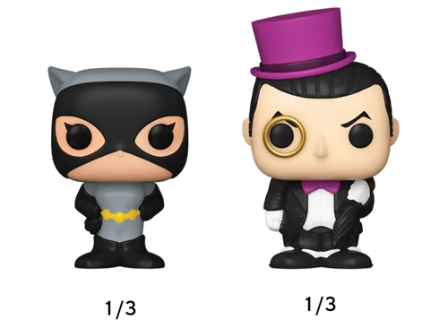Bitty POP! DC Super Heroes: Batman '66, Batgirl & The Riddler 4-Pack