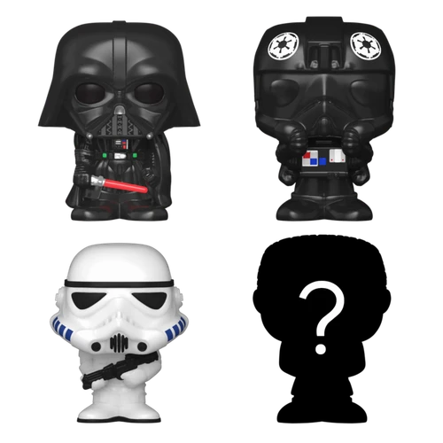 Bitty POP! Star Wars: Darth Vader, Tie-Fighter Pilot & Stormtrooper 4-Pack