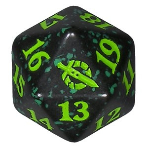 Magic Magic March of the Machine Spindown Dice - Green