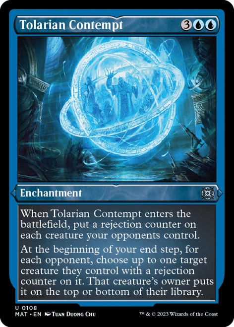 Tolarian Contempt (Etched foil)