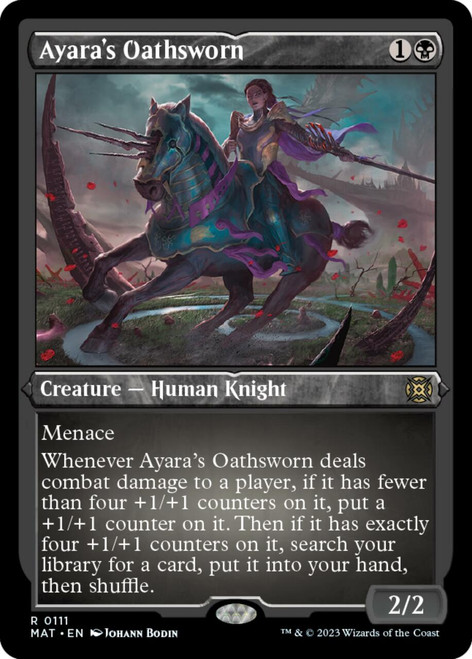 Ayara's Oathsworn (Etched foil) | March of the Machine: The Aftermath