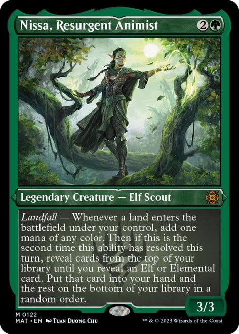 Nissa, Resurgent Animist (Etched foil)
