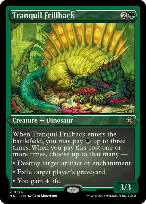 Tranquil Frillback (Etched foil)