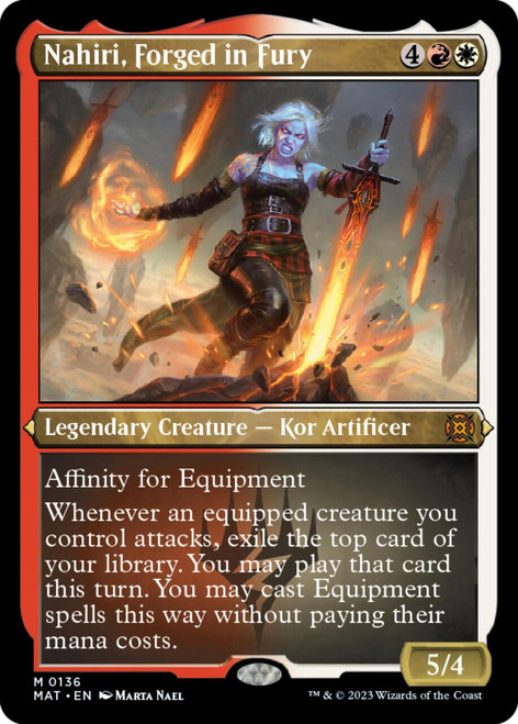 Nahiri, Forged in Fury (Etched foil)