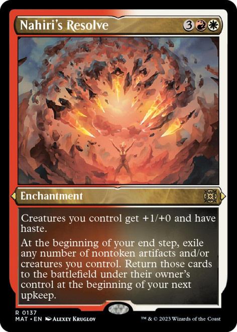 Nahiri's Resolve (Etched foil)
