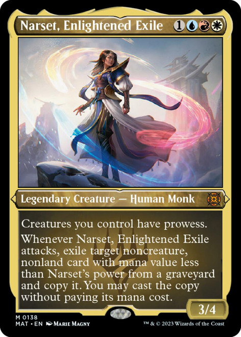 Narset, Enlightened Exile (Etched foil) | March of the Machine: The Aftermath
