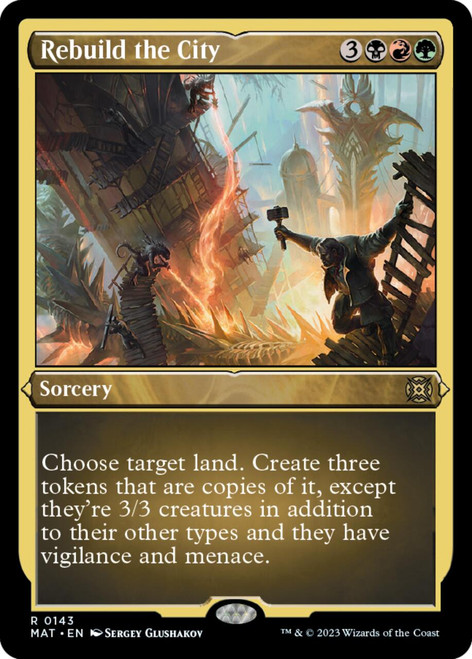 Rebuild the City (Etched foil)