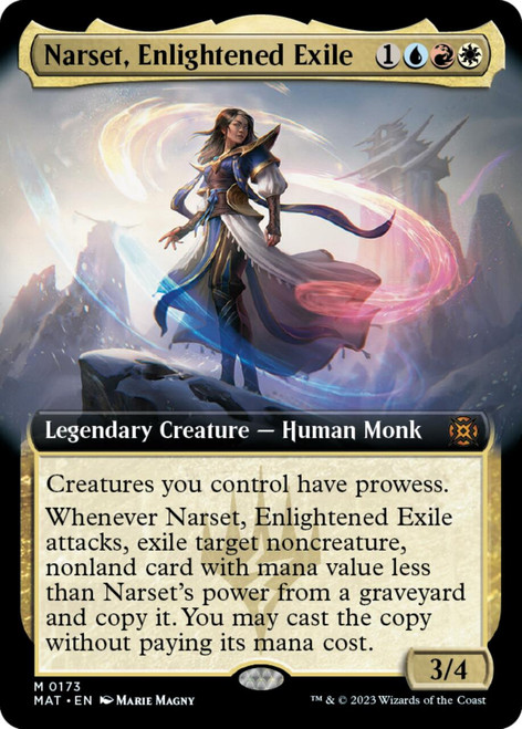 Narset, Enlightened Exile (Extended Art) | March of the Machine: The Aftermath