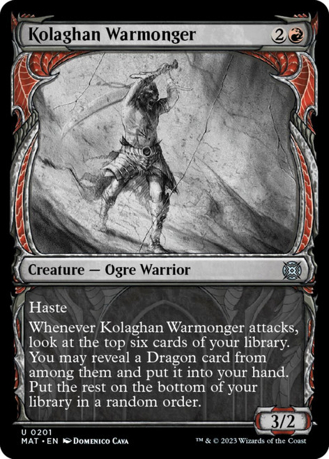 Kolaghan Warmonger (Halo foil) | March of the Machine: The Aftermath