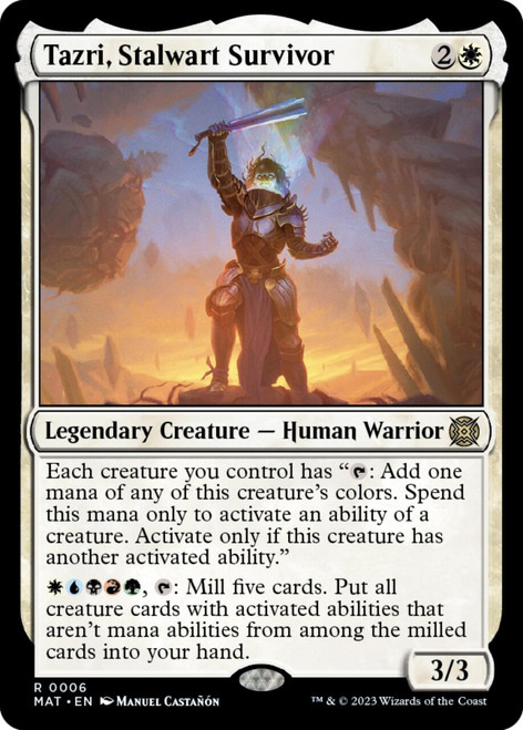 Tazri, Stalwart Survivor (foil)