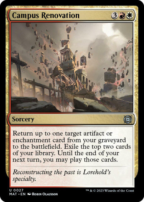 Campus Renovation (foil) | March of the Machine: The Aftermath