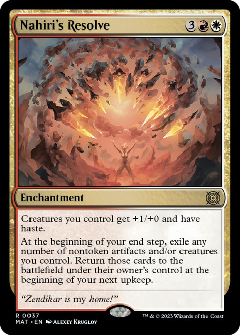 Nahiri's Resolve (foil)