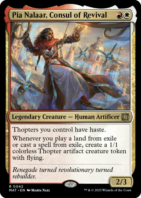 Pia Nalaar, Consul of Revival (foil) | March of the Machine: The Aftermath