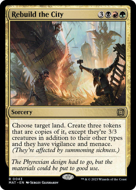 Rebuild the City (foil)