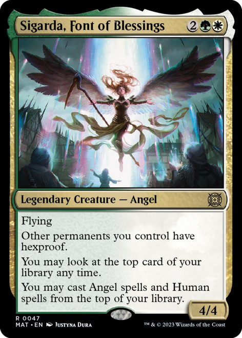 Sigarda, Font of Blessings (foil)