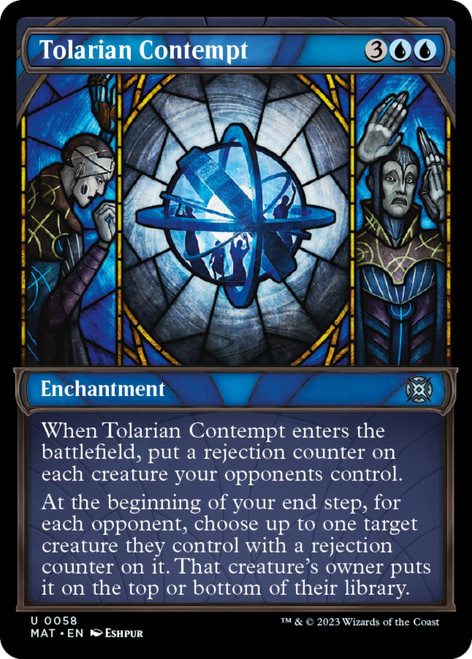 Tolarian Contempt (Showcase Frame foil) | March of the Machine: The Aftermath