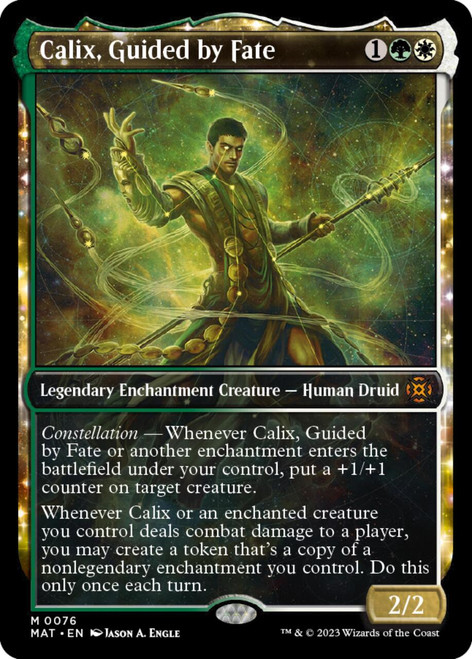 Calix, Guided by Fate (Showcase Frame foil)