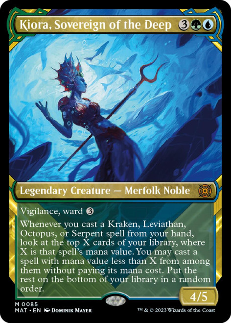Kiora, Sovereign of the Deep (Showcase Frame foil) | March of the Machine: The Aftermath