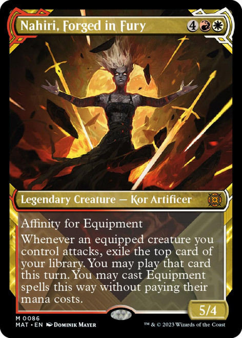 Nahiri, Forged in Fury (Showcase Frame foil) | March of the Machine: The Aftermath